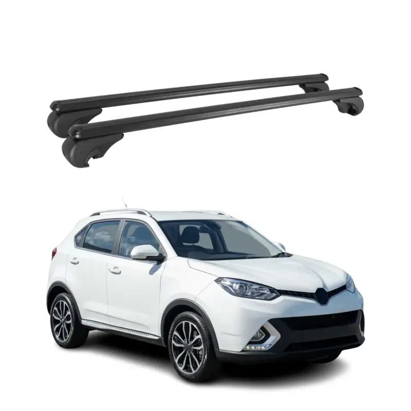 Online Kaufen Dachträger Grundtäger für MG GS 2016-2019 75kg Aluminium Schwarz 2 tlg