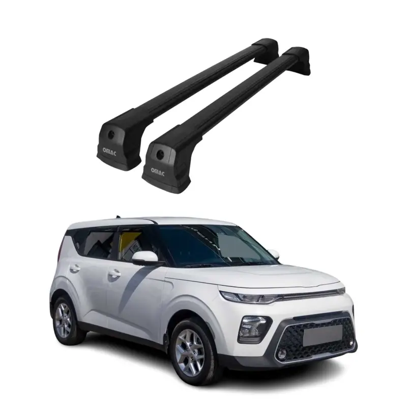 Angebot Dachträger Gepäckträger für Kia Soul 2020-2026 Grundträger Aluminium Schwarz 2x