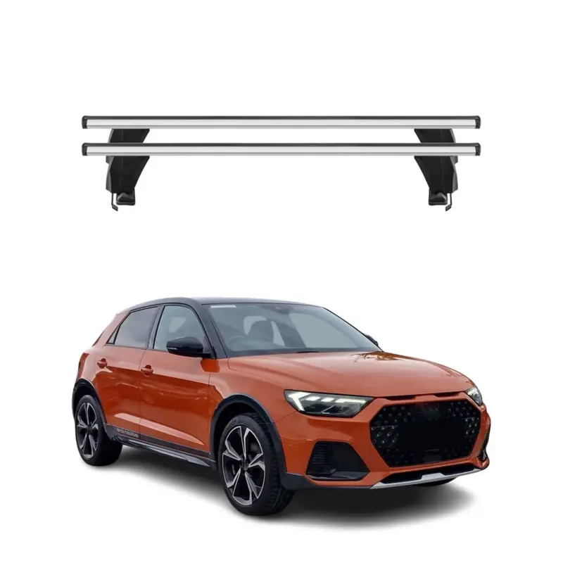 Menabo Dachträger für Audi A1 City Carver Allstreet 2019-2026 50kg Alu Silber 2x Preiswert