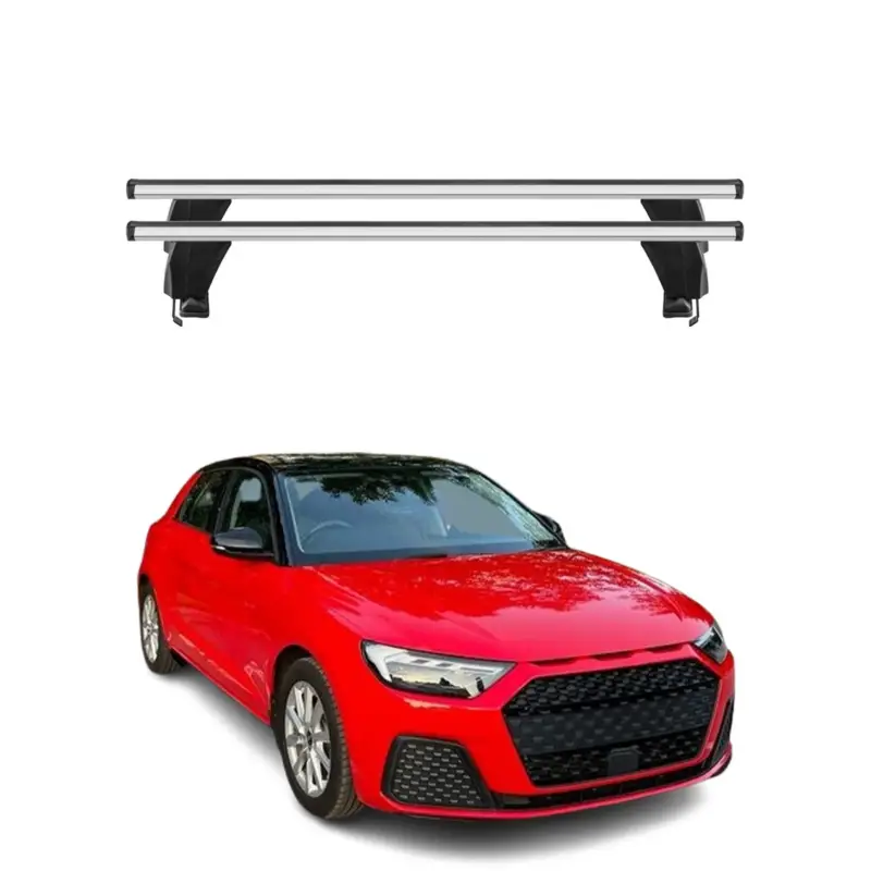 Neu Menabo Dachträger Grundtäger für Audi A1 Sportback 2018-2026 50kg Alu Silber 2x