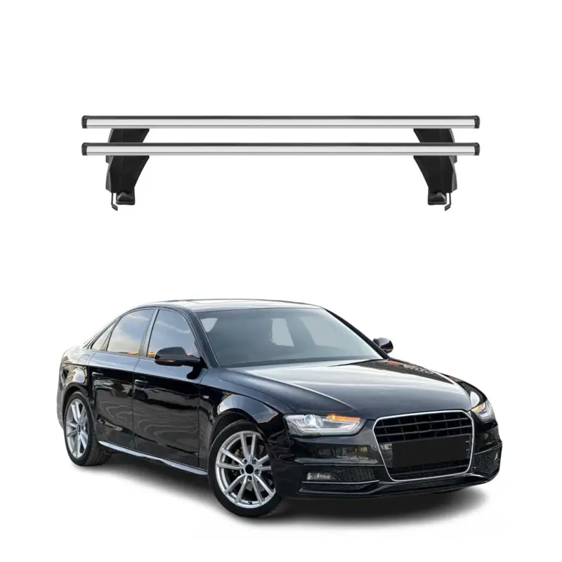 Menabo Dachträger Grundtäger für Audi A4 B8 Limo 2012-2015 FL 50kg Alu Silber 2x Jetzt Bestellen