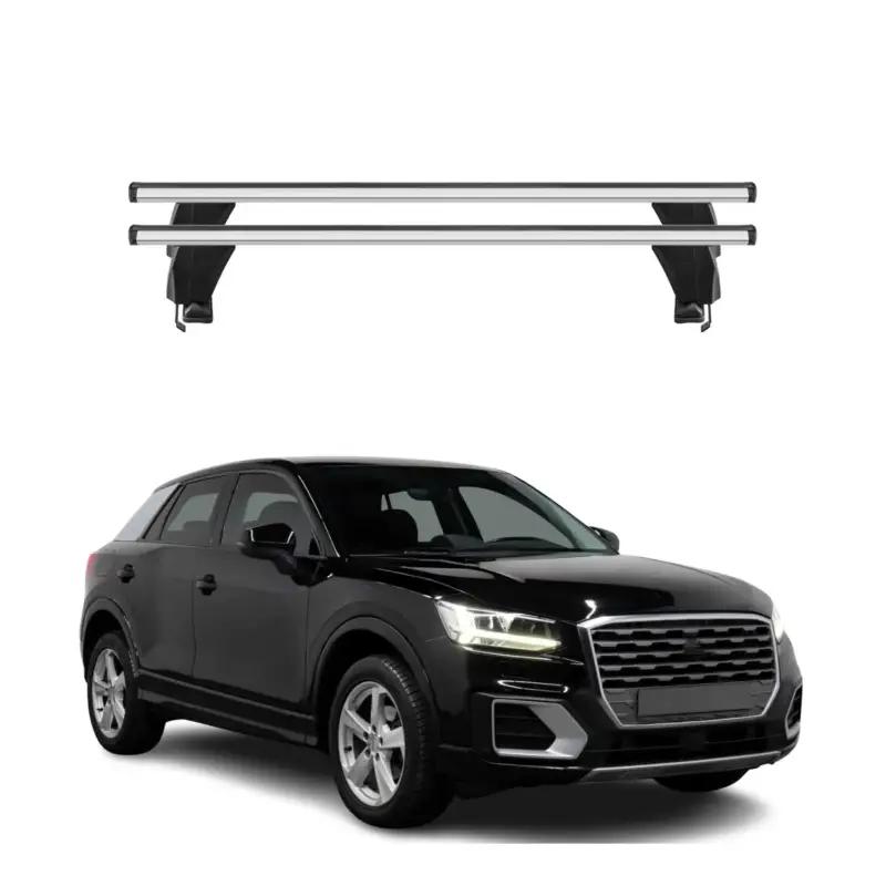 Menabo Dachträger Grundtäger für Audi Q2 2017-2026 50kg Aluminium Silber 2 tlg Angebot