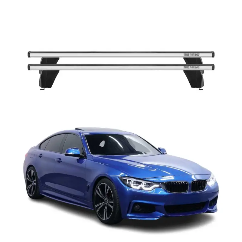 Menabo Dachträger Grundtäger für BMW 4er F36 Gran Coupe 2014-2020 75kg Silber 2x Sonderaktion