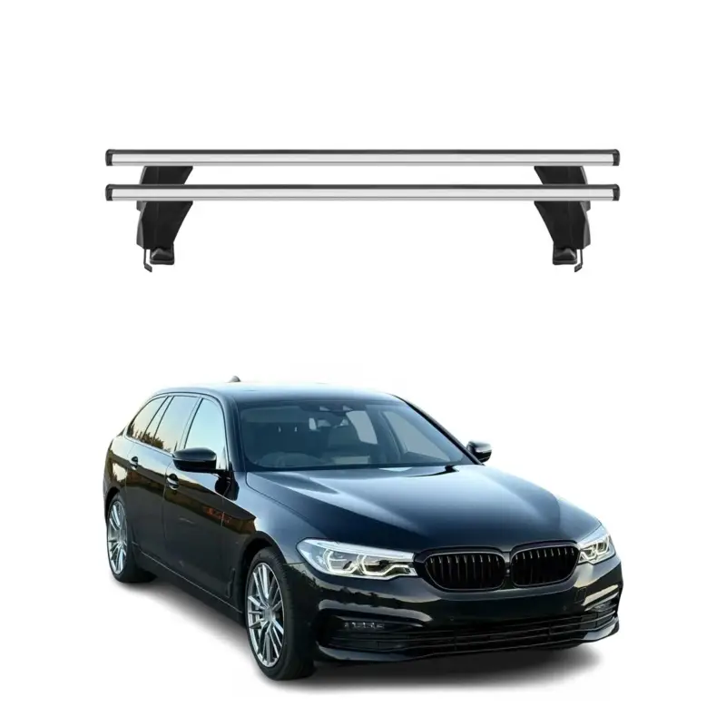 Menabo Dachträger Grundtäger für BMW 5er Touring G31 2017-2023 50kg Alu Grau 2x Aktuell