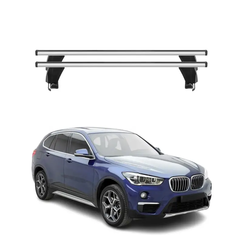 Neue Ware Menabo Dachträger Grundtäger für BMW X1 F48 2015-2022 50kg Alu Silber 2 tlg