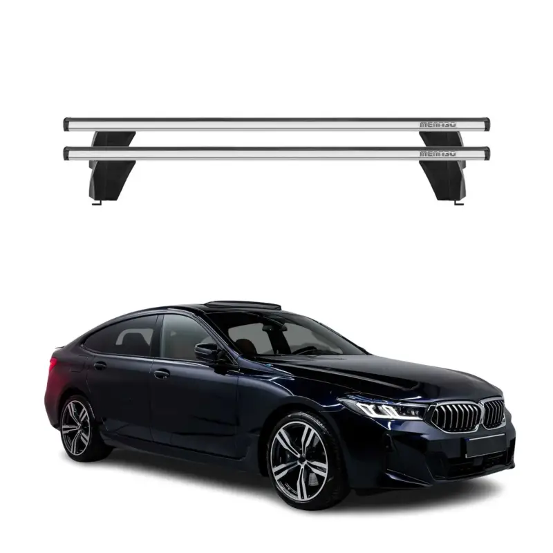 Menabo Dachträger für BMW 6er Gran Turismo G32 2017-2023 75kg Alu Silber 2x Neue Ware