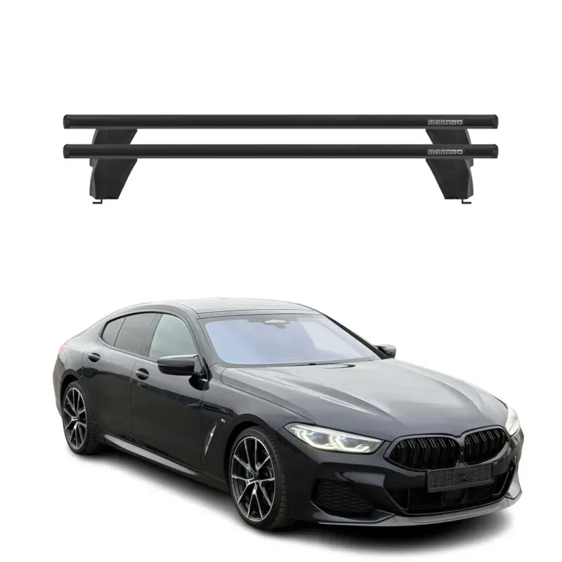 Menabo Dachträger für BMW 8er Gran Coupe G16 G15 2018-2026 Aluminium Schwarz 2x Expressversand