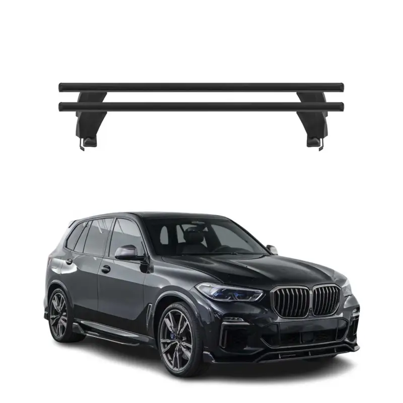 Top-Preis Menabo Dachträger Grundtäger für BMW X5 G05 2019-2026 50kg Alu Schwarz 2 tlg