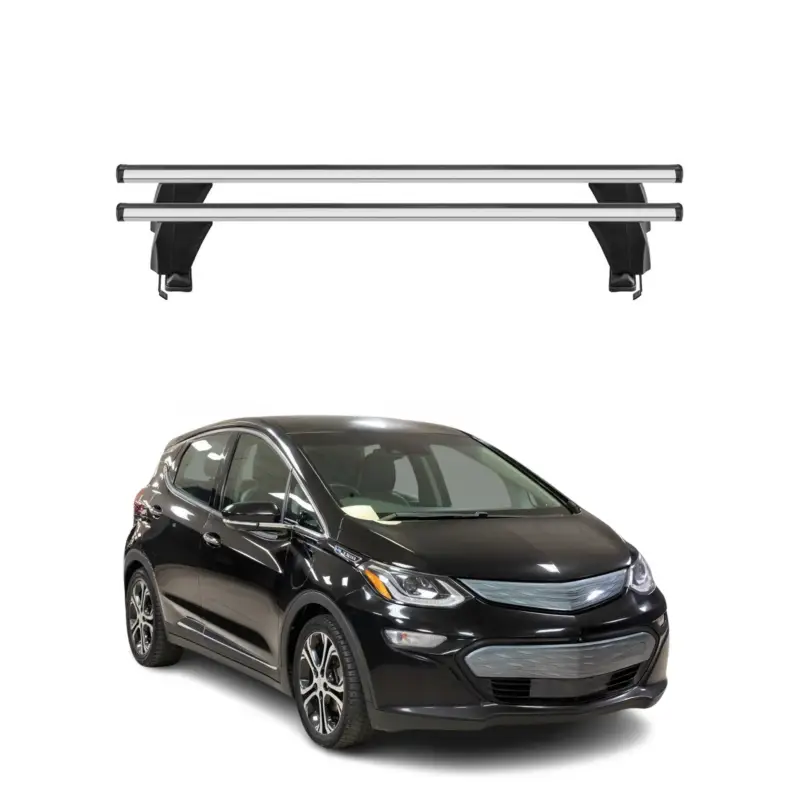 Highlight Menabo Dachträger Grundtäger für Chevrolet Bolt 2016-2024 50kg Alu Silber 2 tlg