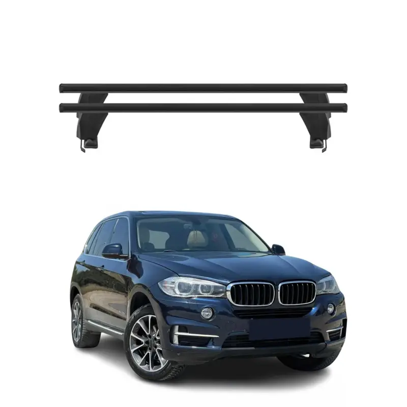 Menabo Dachträger Grundtäger für BMW X5 F15 2013-2018 50kg Alu Schwarz 2 tlg Top-Angebot
