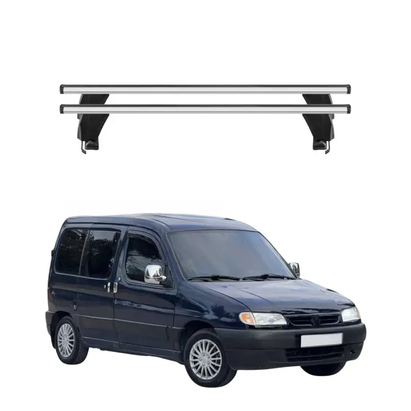 Menabo Dachträger Grundtäger für Citroen Berlingo 1996-2008 50kg Alu Silber 2x Knallerangebot