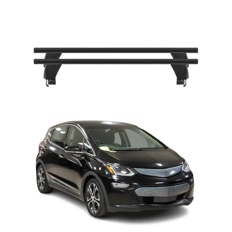 Finale Aktion Menabo Dachträger Grundtäger für Chevrolet Bolt 2016-2024 50kg Alu Schwarz 2 tlg