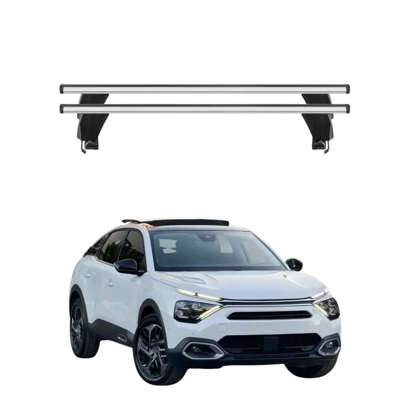 Begrenztes Angebot Menabo Dachträger Grundtäger für Citroen C4 2021-2026 50kg Alu Silber 2 tlg