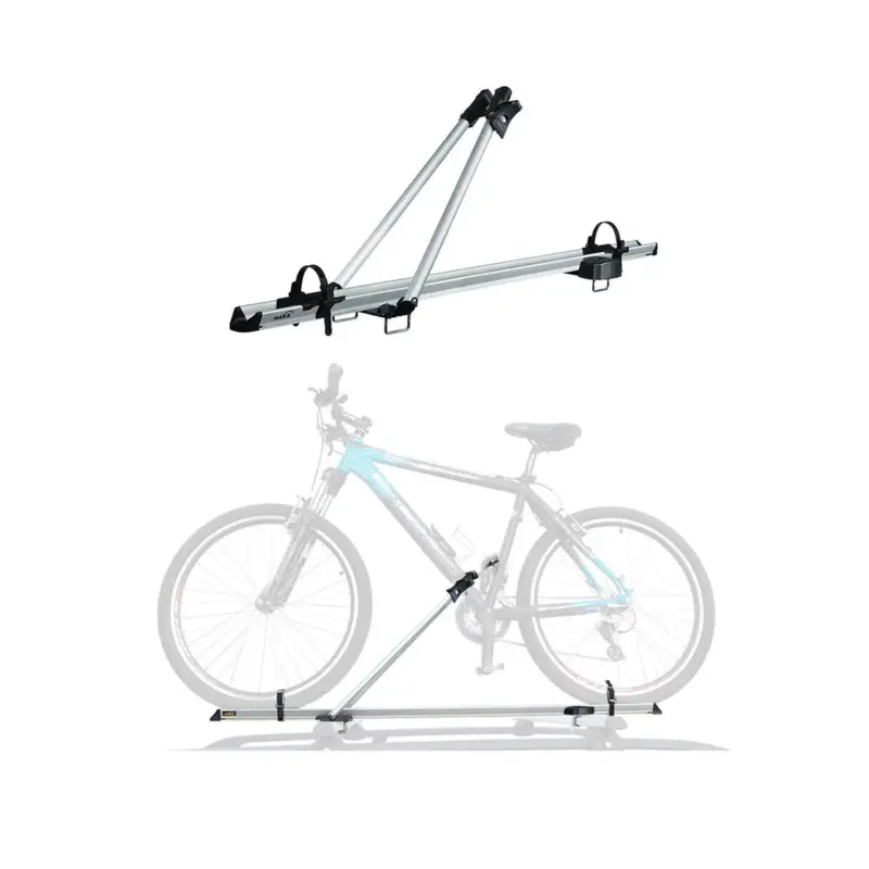 Fahrradträger Dachfahrradträger bis 17kg Aluminium Silber Fahrradhalter Expressversand
