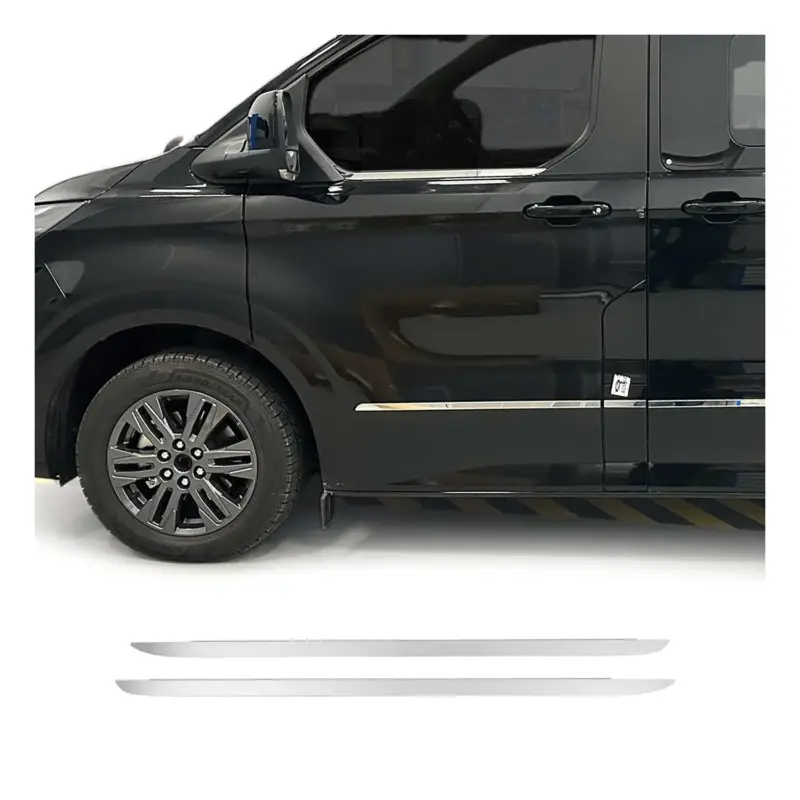 Bestseller Fensterleisten Zierleisten für Ford Transit Tourneo Custom 2023-26 Edelstahl 2x
