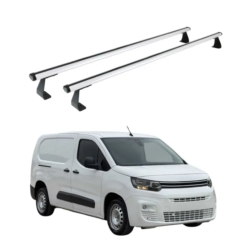 Dachträger Grundtäger für Citroen Berlingo 2018-2026 75kg Aluminium Silber 2tlg Neu