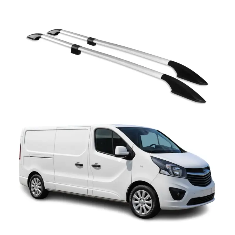 Dachreling Relingträger Alu für Opel Vivaro B 2014-2019 L2 LWB Langer Grau Top-Preis
