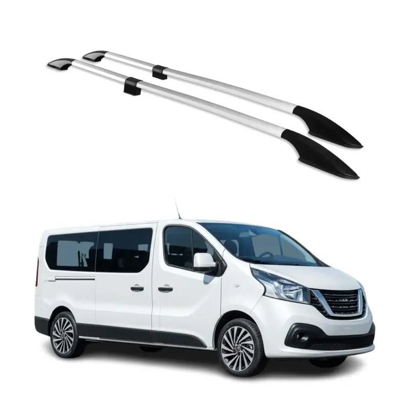Schnäppchen Dachreling Relingträger Alu für Nissan NV300 2016-2021 L2 LWB Langer L2 Alu Grau