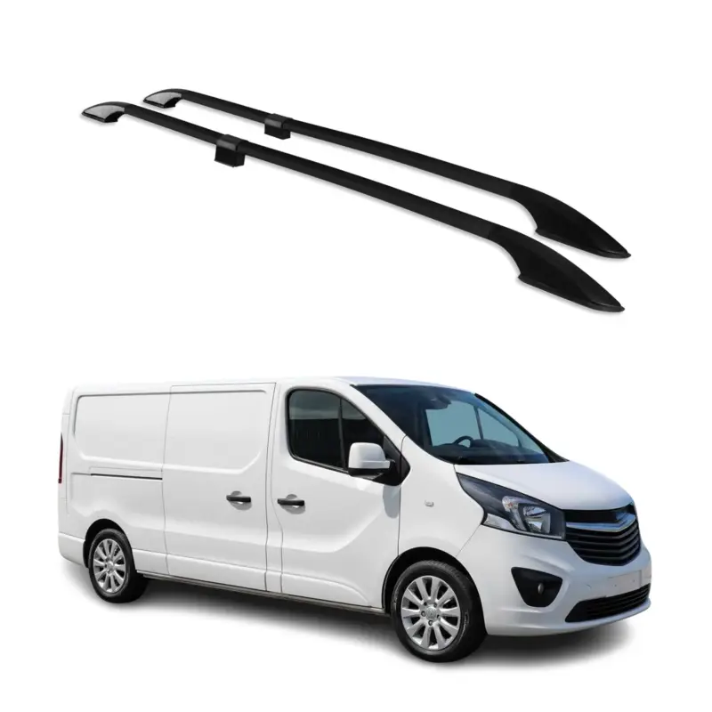 Angebot Dachreling Relingträger Alu für Opel Vivaro B 2014-2019 L2 LWB Langer Schwarz