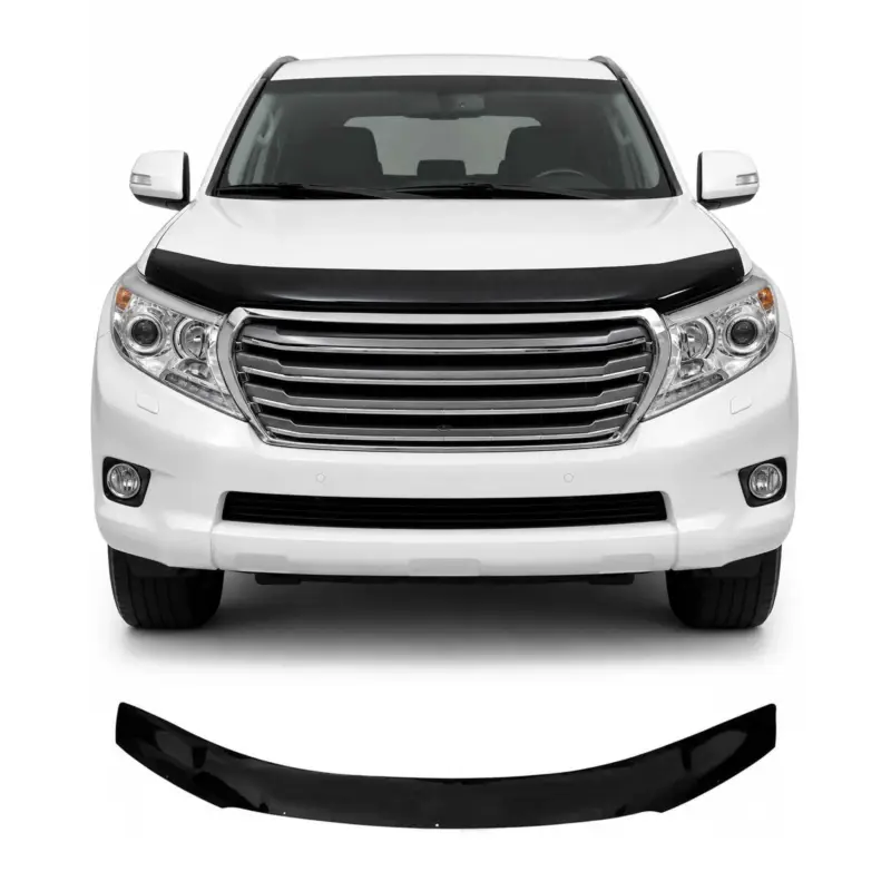 Jetzt Bestellen Motorhaube Deflektor Insektenschutz für Toyota Land Cruiser 200 2008-2014 Dunkel