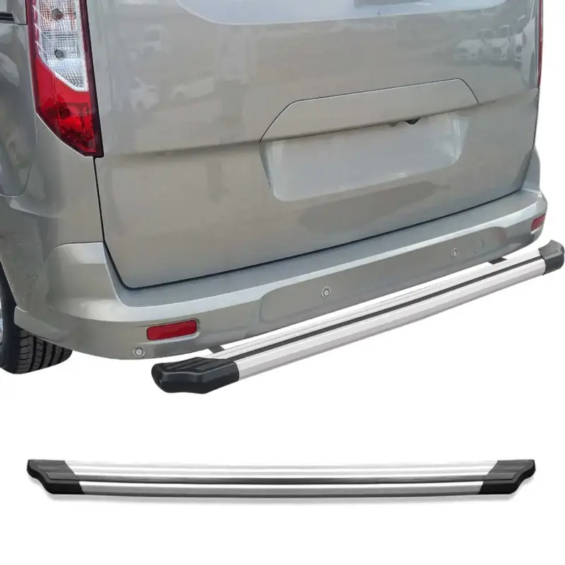 Heckstoßstange Heckschutz für Opel Combo 2012-2018 Aluminium Silber Mega-Angebot