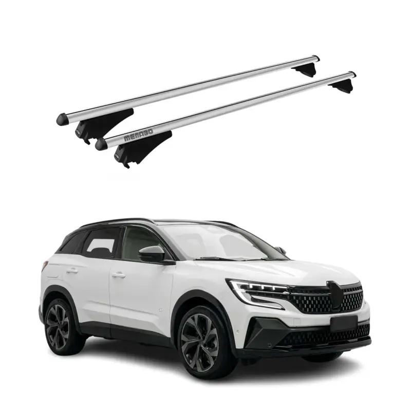 Menabo Dachträger Grundtäger für Renault Austral 2022-2026 75kg Alu Silber 2 tlg Meistverkauft
