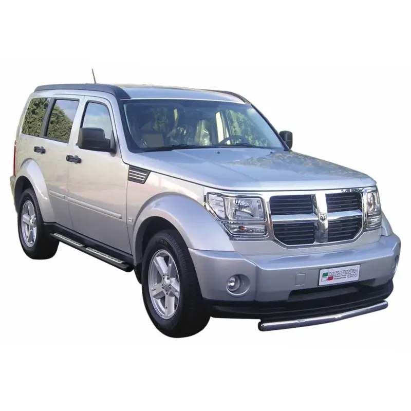 Sonderaktion Edelstahl Seitenschweller Schwellerrohre für Dodge Nitro 2007-2012 Schwarz