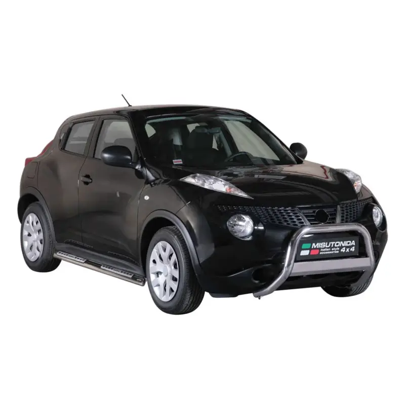 Markenprodukt Edelstahl Seitenschweller Schwellerrohre für Nissan Juke F15 2010-2019 Silber