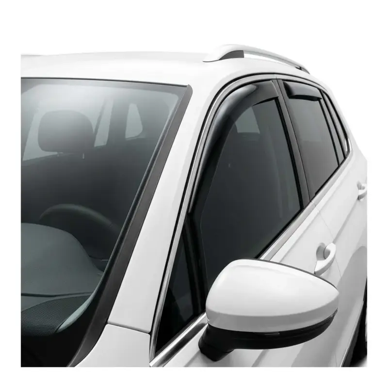 Windabweiser Regenabweiser für VW Tiguan AD 2016-2024 Acryl Dunkel 4tlg Zertifiziert
