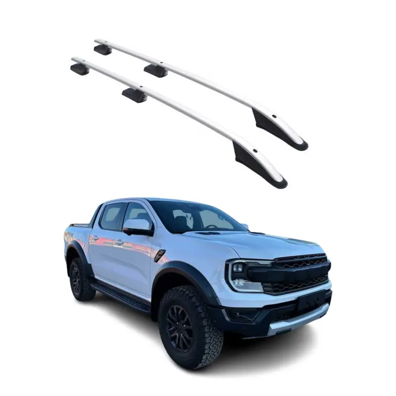 Beliebt Dachreling Relingträger Aluminium für Ford Ranger PK 2022-2026 Alu Silber