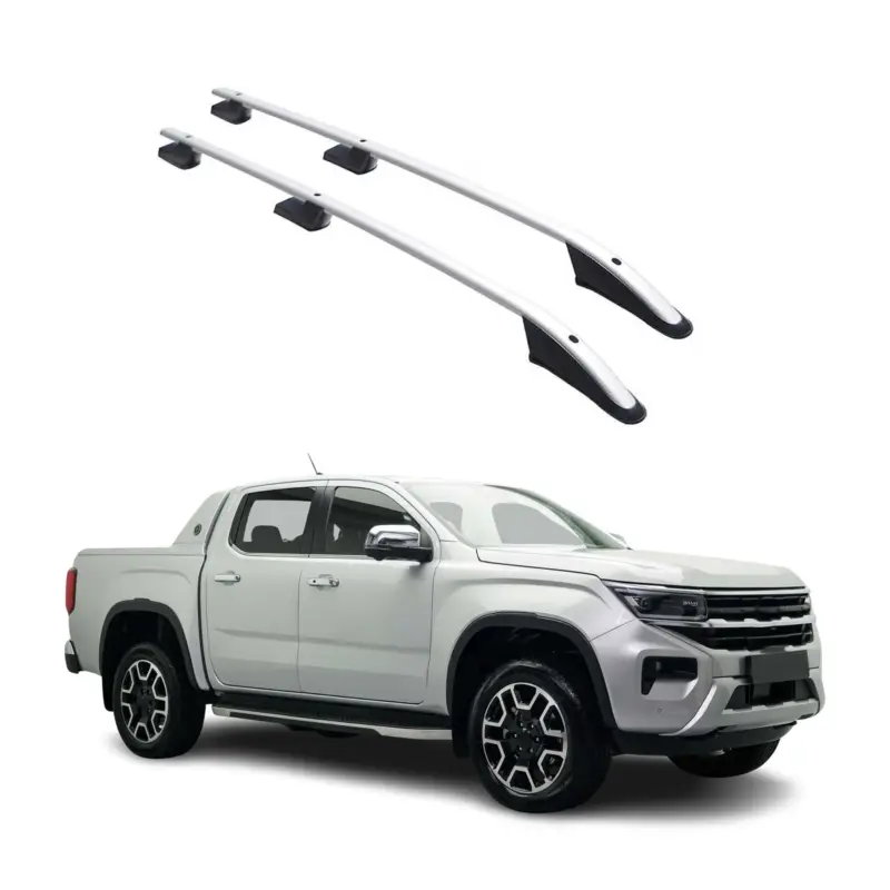 Bestpreis Dachreling Relingträger Aluminium für VW Amarok NF 2023-2026 Alu Silber