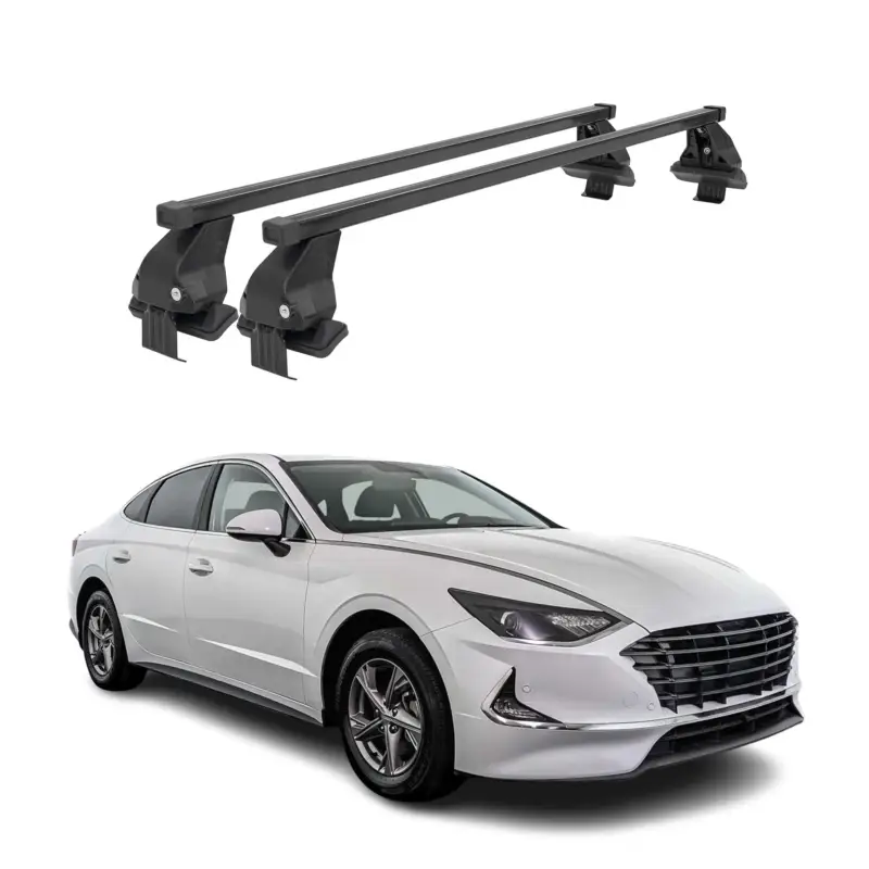Menabo Dachträger Grundträger für Hyundai Sonata VIII 2020-2026 Stahl Schwarz 2x Billig