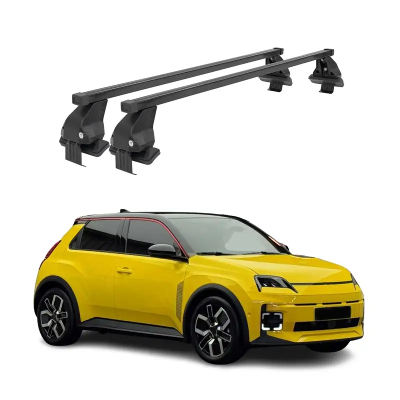Preiswert Menabo Dachträger Grundträger für Renault 5 E-Tech 2024-2026 Stahl Schwarz 2tlg
