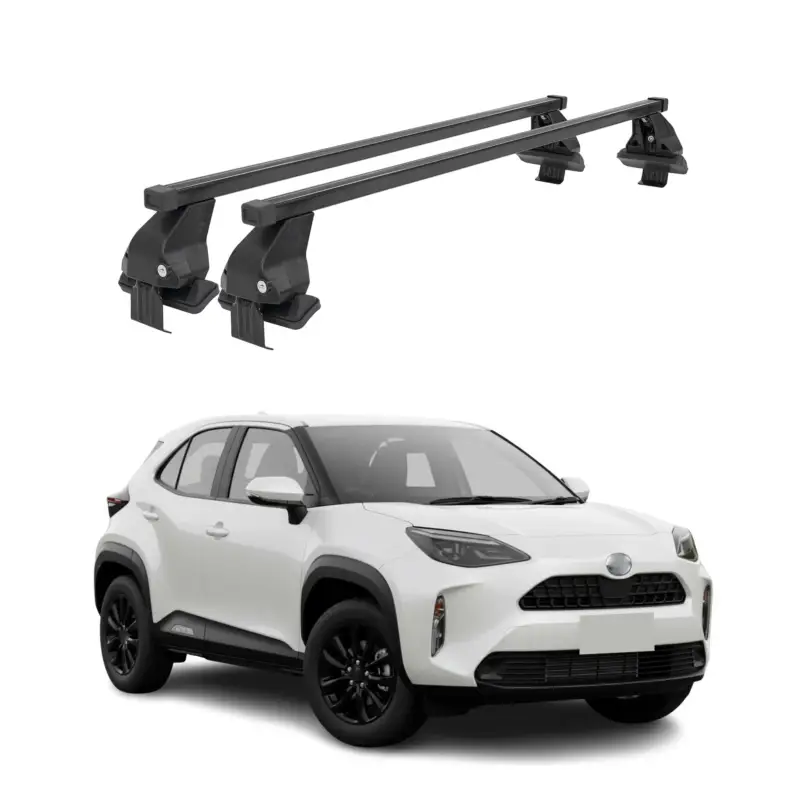 Menabo Dachträger Grundträger für Toyota Yaris Cross 2021-2026 Stahl Schwarz 2x Aktuell