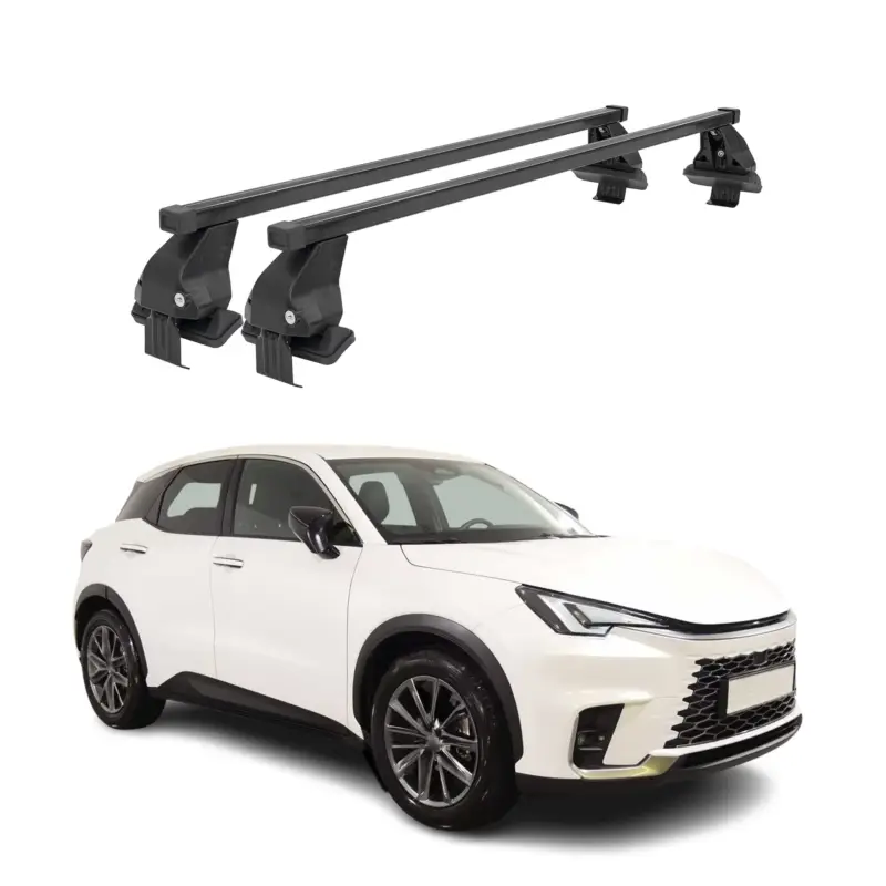Neue Ware Menabo Dachträger Grundträger für Lexus LBX 2024-2026 Stahl Schwarz 2tlg