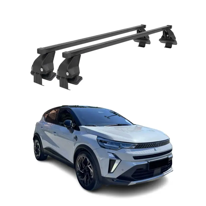 Preisknaller Menabo Dachträger Grundträger für Renault Symbioz 2024-2026 Stahl Schwarz 2tlg