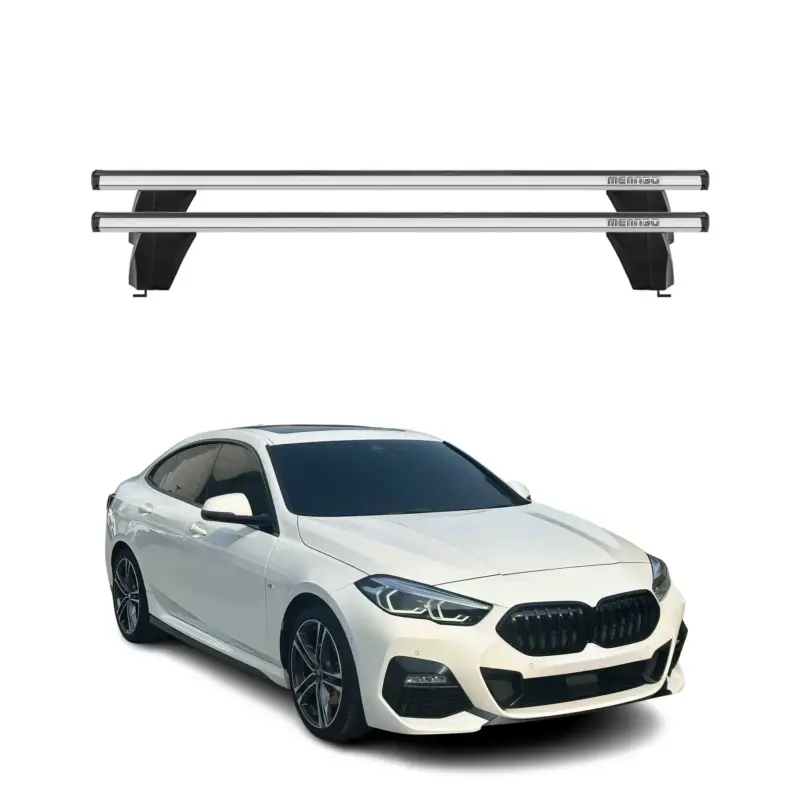 Günstig Menabo Dachträger Grundträger für BMW 2 Gran Coupe F44 2019-2024 ABE Alu Grau