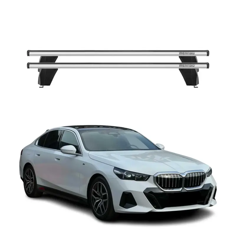Menabo Dachträger Grundträger für BMW 5 G60 2024-2026 Alu Grau 2tlg Billig