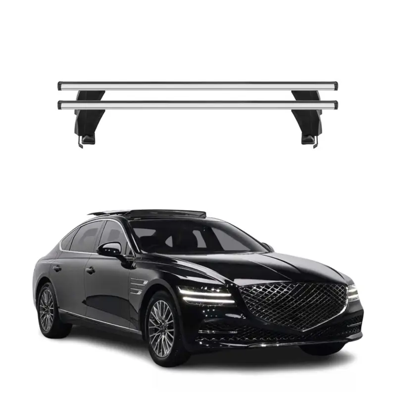 Menabo Dachträger Grundträger für Genesis G80 2017-2020 Alu Grau 2tlg Solange Der Vorrat Reicht