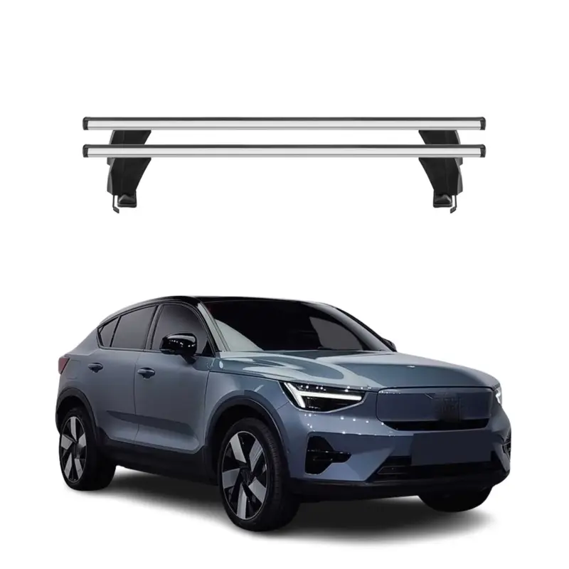 Direkt Vom Hersteller Menabo Dachträger Grundträger für Volvo C40 Recharge 2022-2026 Alu Grau 2tlg