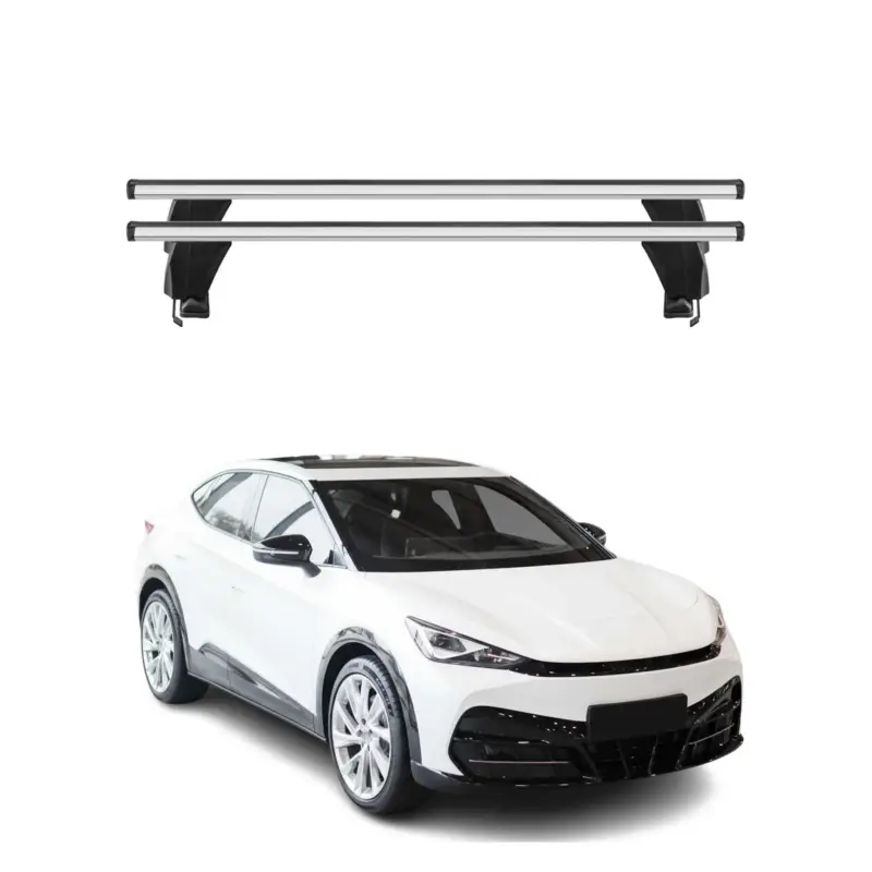 Menabo Dachträger Grundträger für Cupra Tavascan 2024-2026 Alu Grau 2tlg Bestpreis