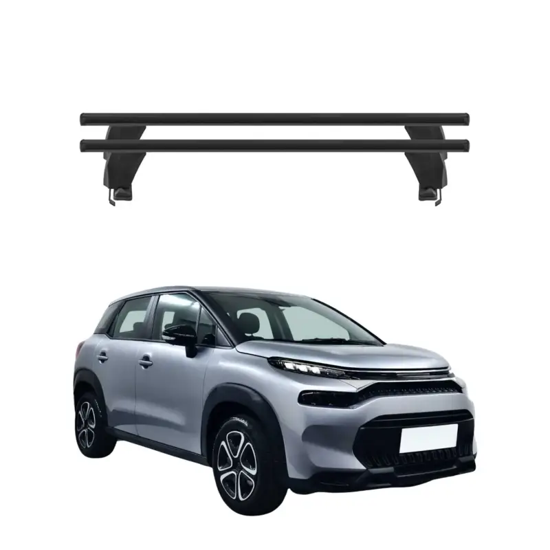 Menabo Dachträger Grundträger für Citroen C3 Aircross 2024-2026 Alu Schwarz 2tlg Preiswert