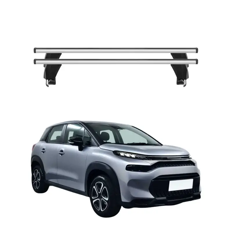 Menabo Dachträger Grundträger für Citroen C3 Aircross 2017-2024 Alu Grau 2tlg Nur Heute
