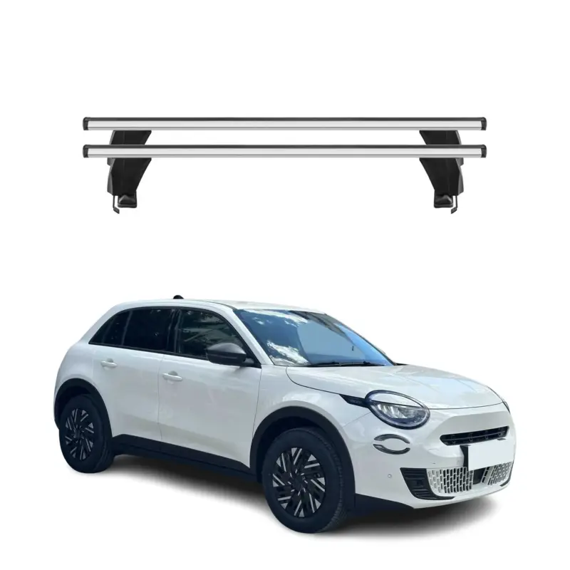 Neue Kollektion Menabo Dachträger Grundträger für Fiat 600E/600 2023-2026 Alu Grau 2tlg