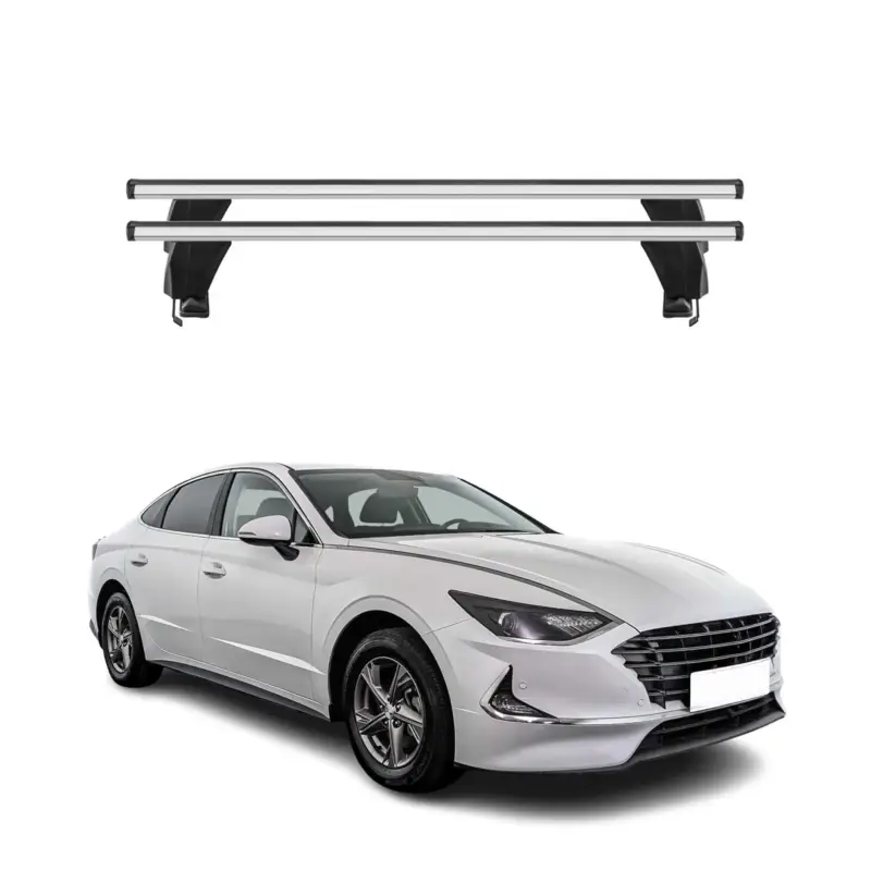 Menabo Dachträger Grundträger für Hyundai Sonata VIII 2020-2026 Alu Grau 2tlg Sofort Bestellen
