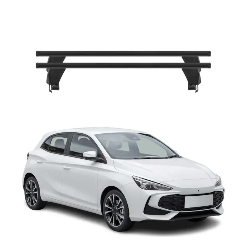 Aktuell Menabo Dachträger Grundträger für MG MG3 2024-2026 Alu Schwarz 2tlg