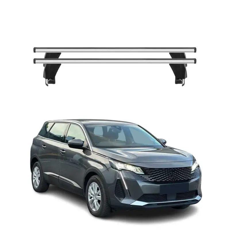 Sonderaktion Menabo Dachträger Grundträger für Peugeot 5008 II Facelift 2020-2024 Alu Grau 2x