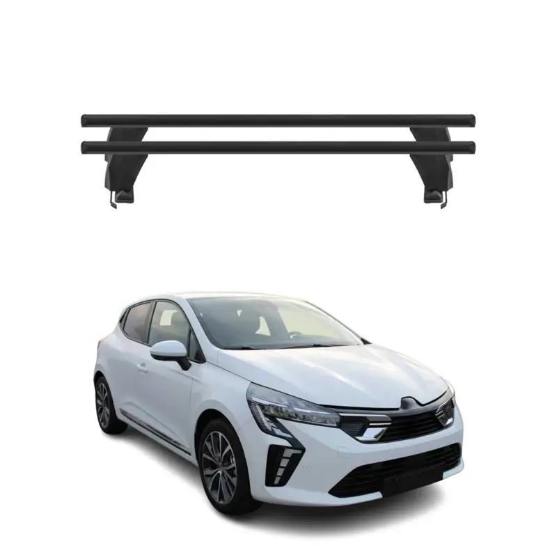 Super-Preis Menabo Dachträger für Mitsubishi Colt VII Schrägheck 2023-2026 Alu Schwarz 2tlg