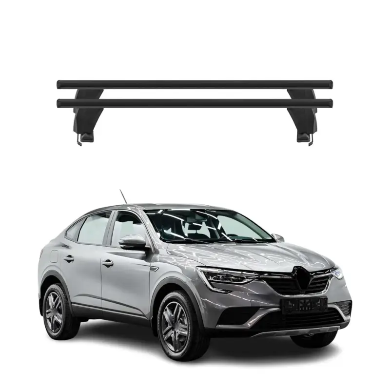 Menabo Dachträger Grundträger für Renault Arkana 2019-2026 Alu Schwarz 2tlg Ausverkauf