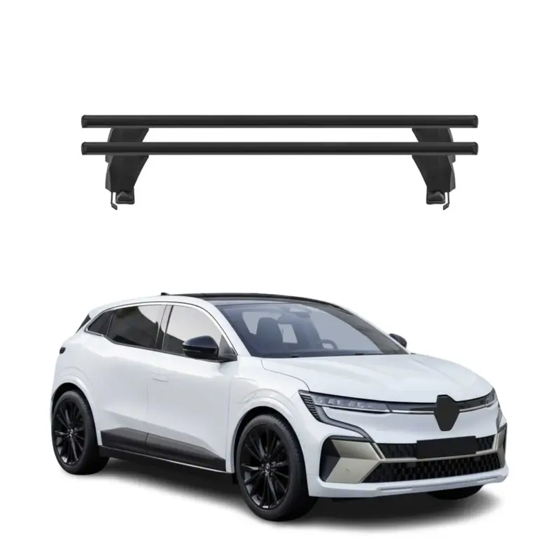 Menabo Dachträger Grundträger für Renault Megane E-Tech 2022-2026 Alu Schwarz 2x Bestseller